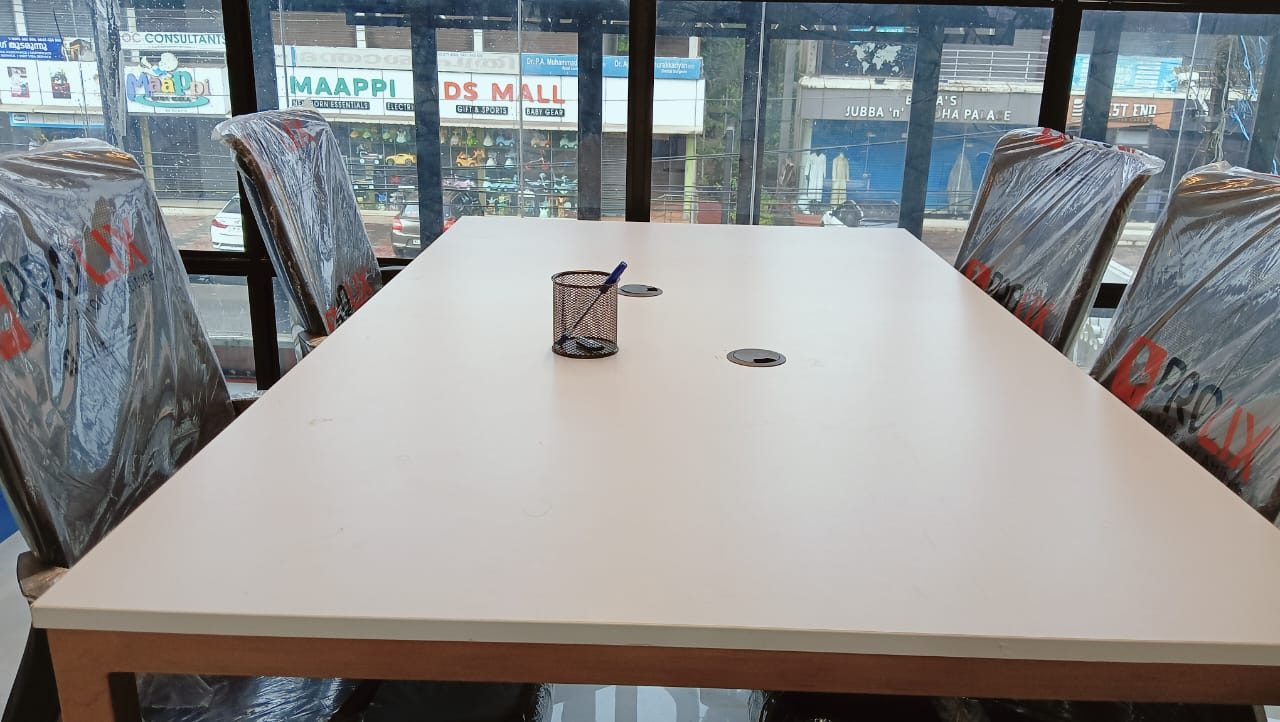 Meeting room at Loginhub Coworks, Kondotty